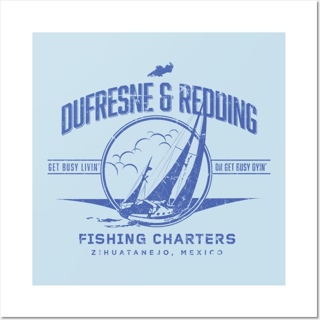 Dufresne & Redding Fishing Charters Wall Art by MindsparkCreative